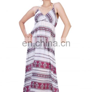 Printed Cotton Maxi dress