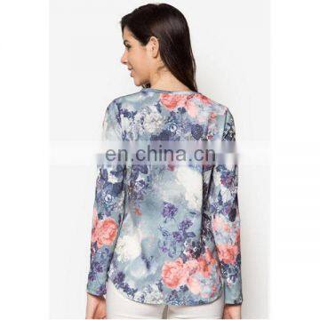 Latest Crew Neck Sweatshirt and Tops for Women Long Sleeve Muslim Blouse photo-4