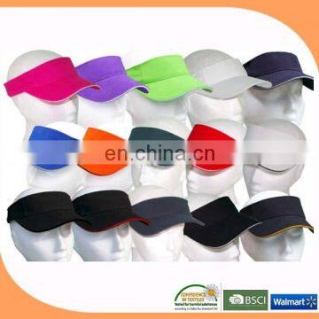 Cheap sun visor cap and hat wholesale