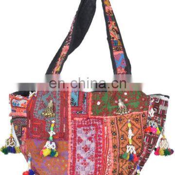 Big Banjara Bag Vintage Hobo Sling Tote Ethnic Tribal Gypsy handemade Indian Hippie Hobo tote Cowrie Women Sac Purse wholesale