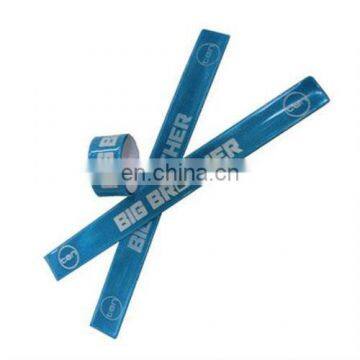 pvc slap wristband / reflective slap band