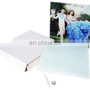 New Design Sublimation Glass Wedding Photo Frame Sublimation Glass Decoration Picture Photo Frame photo-6