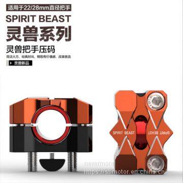 Spirit Beast Motorcycle Modified Dragon Head Grip Pedestal Pressure Code Handle Bar Holder 2pcs/lot FR101 L1 photo-2