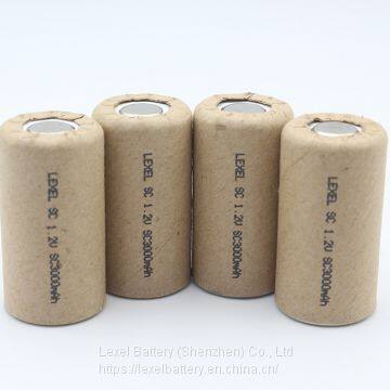 High Rate SC 1.2V 3000mah NiMh Rechargeable Battery