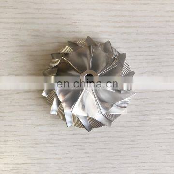 K26 52.40/75.60mm 7+7 blades turbocharger milling/aluminum 2618/billet compressor wheel