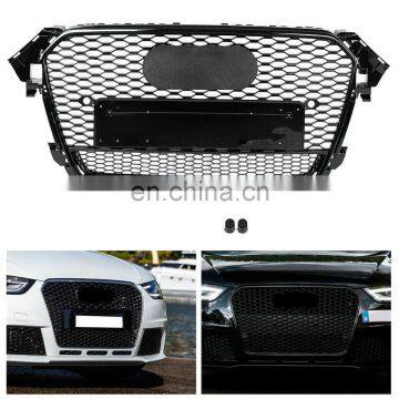 Grille 2013-2015 Style Sport Honeycomb Front Mesh Grill For Audi A4 S4 RS4 B8.5