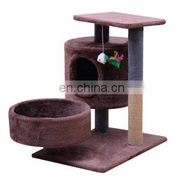 Four Seasons small cat climbing frame cat nest bed with cat ball for cat jumping/climbing/scratching