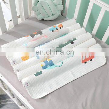 30cm*40cm Cartoon Print Design 3 In 1 Contour Waterproof Cover Baby Diaper Changing Mat Pad photo-5