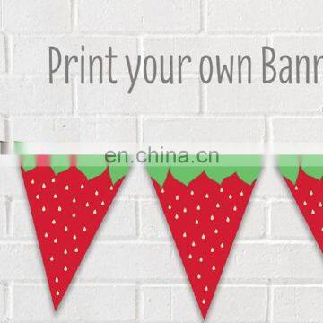 Oem Logo for You Christmas Felt Pennant photo-6