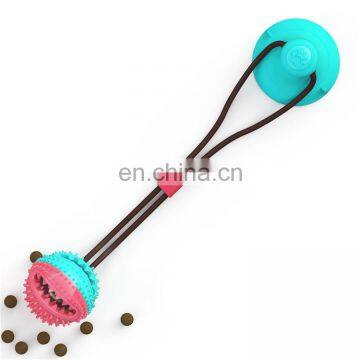 Multifunction Pet Molar Bite Toy Food Dispensing Suction Cup Dog Toy photo-4