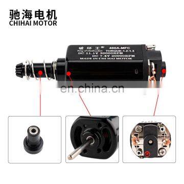 Water Gel Beads Parts CHF-480SA-MF Long-shaft High Speed DC AEG Motor Gear For Jinming M4A1 No.2 Gearbox photo-2