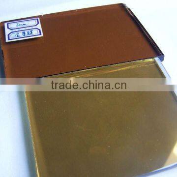 4mm Offline Golden Reflective Glass with CE & ISO9001