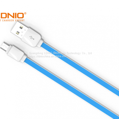 LDNIO SY-07 Micro USB Kabel Ronde Rubber Mobiele Telefoon USB Charger Data Sync Kabel Voor Iphone Ipad IPod Samsung HTC LG Android photo-3