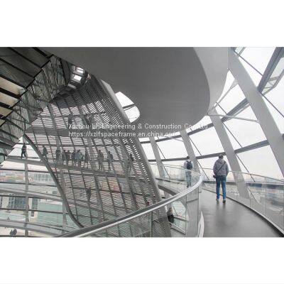 Xuzhou LF prefab space frame steel dome structure