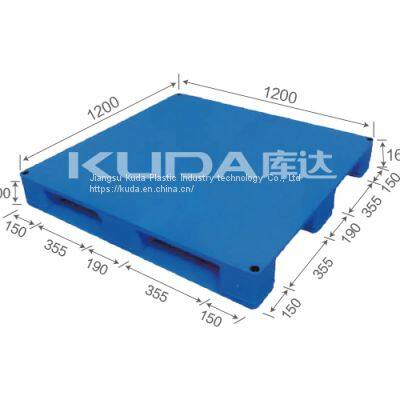 leading pallet supplier 1212A PBCZ PLASTIC PALLET（BUILT-IN STEEL TUBE）from china