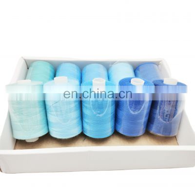 High Quality small coil 100% polyester Sewing Thread with various colors made in China