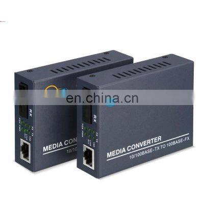 Industrial Grade 1 Pair 10/100Mbps Single Mode 1 Optical Port 1 RJ45 Port Fiber Optical Transceiver photo-4