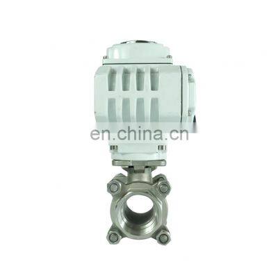 Hot Sale High Efficiency 220V 3 Inch Thread Stainless Steel 304 Electric Ball Valve photo-4