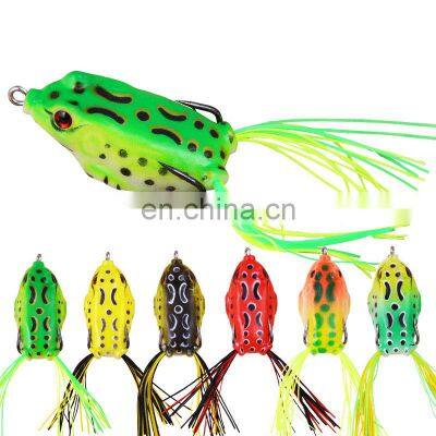 Wholesale Topwater Soft Lure 6.5G/10G/12G Fishing Frog for Reservoir Pond Stream Ocean Fish photo-3