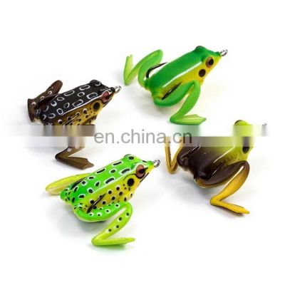 5cm 11g Artificial frog soft plastic fishing bait custom