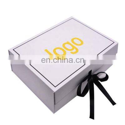New Design Creative Eyelash Boxes Custom Gold Stamping Logo Marriage Candy White Paper Gift Packaging Box