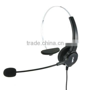 professional call center telephone headset with rj11 plug