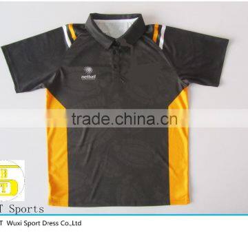 Custom 100%polyester Men's Sublimation Netball Jersey photo-2