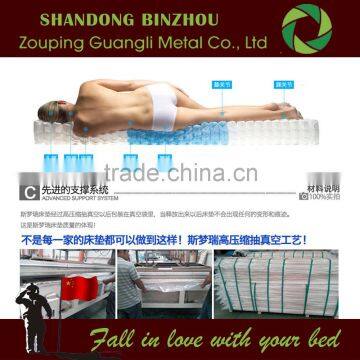 China manufacturer Latex mattress for flax mattress