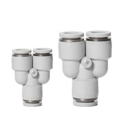 PY Series 3 Way Plastic Pneumatic Hose Air Tube Compact One Touch Fittings photo-4