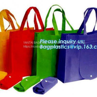 Eco Friendly Recyclable Grocery Non Woven Bag, Lamination Gift Non Woven Tote Bag Fabric Shopper Promotional Bag photo-3