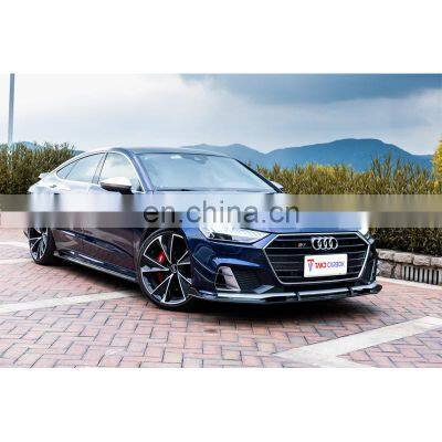 Military Quality 100% Dry Carbon Fiber Material Side Skirts For AUDI A7 C8