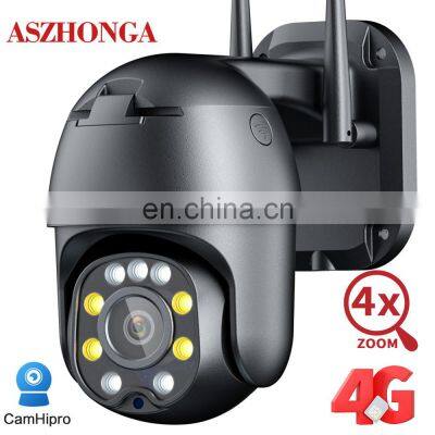 5MP IP Camera Wireless 4G 4X Zoom Security Outdoor PTZ HD CCTV Dome Surveillance Cam Motion Tracking CamHipro photo-2