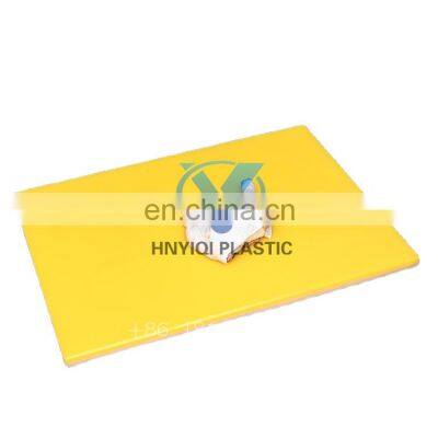 Manufacturer wholesale multi function plastic chopping block eco friendly pe cutting board for vegetable and meat