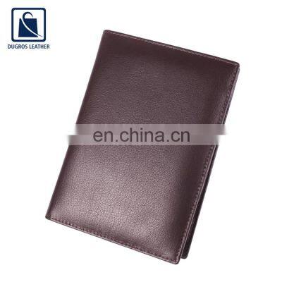 Polyester Lining Good Quality Wholesale Unique Design Genuine Leather Wallet for Men at Direct Factory Price