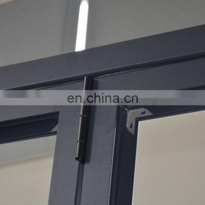 Australia AS2047 Standard Aluminium Corner Joint Bi Folding Door Double Tempered Glass Folding Door photo-3