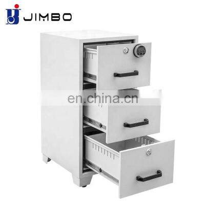 Office Steel Alacena de Dolap Kabinet Logam 4 Tier Filing A4 File Fireproof Metal Storage Drawer Cabinet photo-5