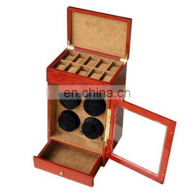 custom free logo wooden watch winder