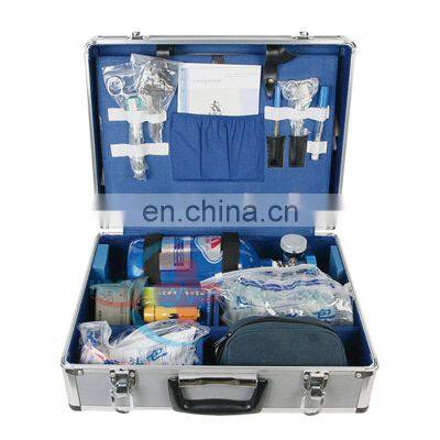 HC-J014 High Quality first aid emergency kit medical Surgery metal first aid box with Locks and Handle first aid kit