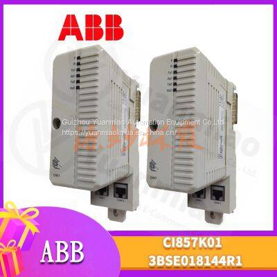 ABB  (tng)CI857K01 (tng)3BSE018144R1 Input output module