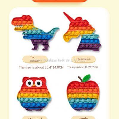 Silicone Decompression Bubble Toy With Cute Shapes photo-2
