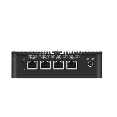 Ultral Small Fanless Mini PC Intel Baytrail 4 LAN Network Computer J1900 Barebone photo-3