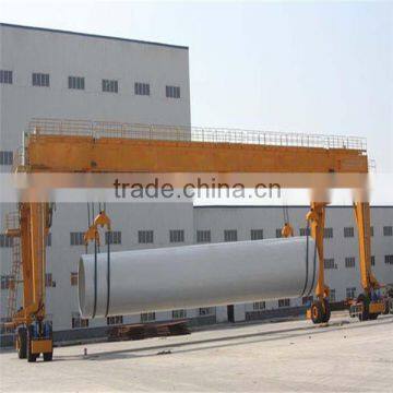 Double Girder Goliath Gantry Crane With Tire