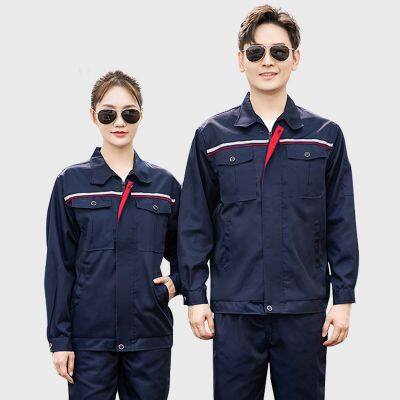 Customized Men's Workshop Factory Reflective Strip for Long Sleeved Workwear photo-2