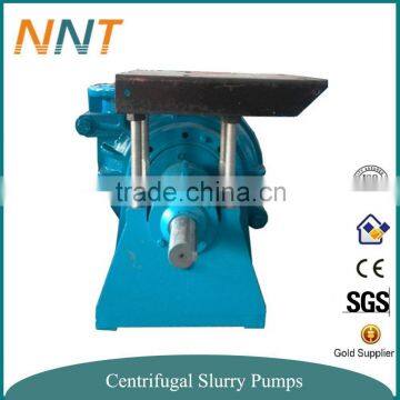 Rubber lined belt driven wear resistant slurry pump