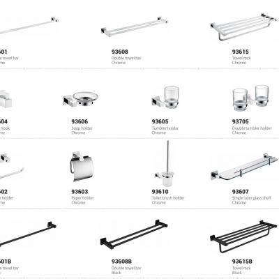 Improve the Cleanliness Beauty and Practicality of the Bathroom Bathroom Accessories Series