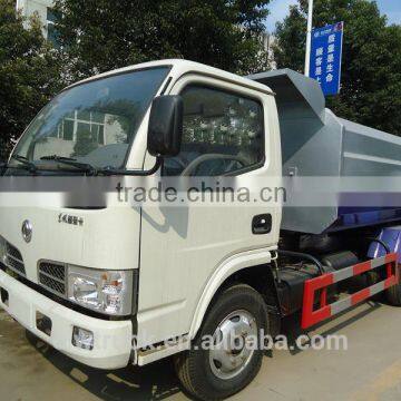 Dongfeng small 5000L garbage container lift trucks