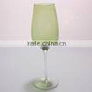 2016 high quality transparent colored champagne glass cup /red wine glass cup