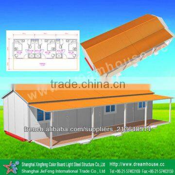 alibaba china prefabricated house/prefab home with house plans/well designed prefabricated house