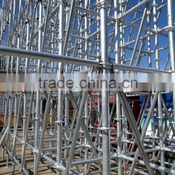 48X3.25 High Grade Q235 Steel Hot Dip Galvanized Steel Scaffolding For Sale