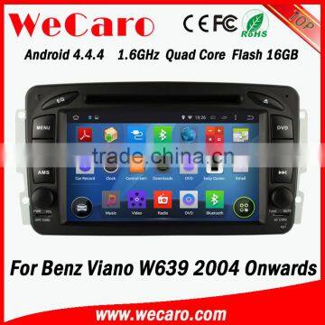 Wecaro WC-MB7507 Android 4.4.4 car dvd player 1080p for Benz Viano w639 car radio gps 2004 - onwards bluetooth